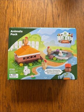 Woolworths Bricks Home Animals Pack Playset